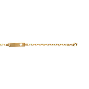 Bracelet d'identité enfant maille forçat 746-21