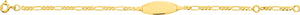 Gourmette enfant en or jaune 9ct 446-456