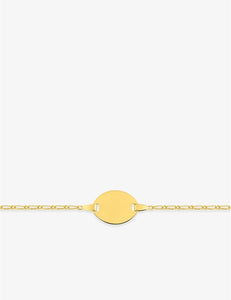 Gourmette enfant en or jaune 9ct 446J-245