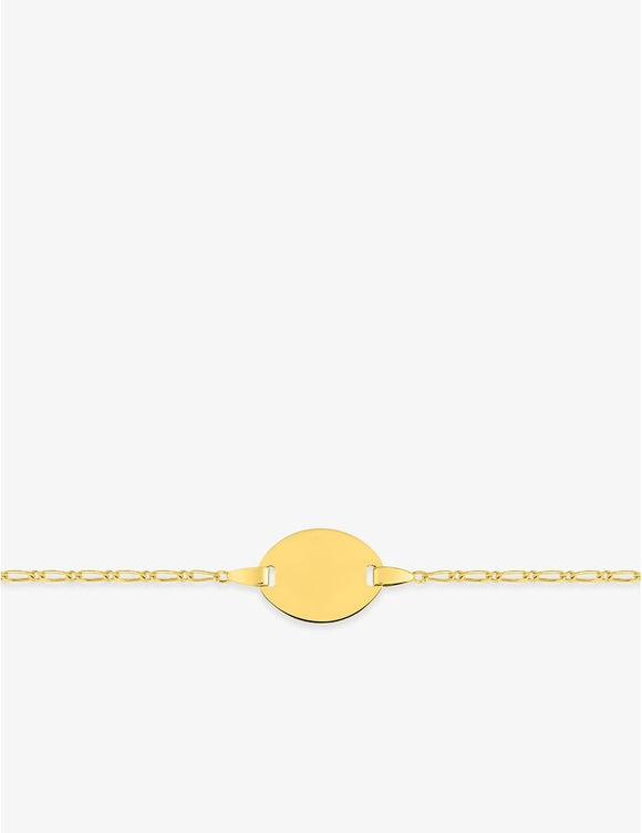Gourmette enfant en or jaune 9ct 446J-245