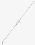 Gourmette enfant en or blanc 9ct 446B-116