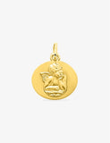 Médaille ange or jaune 9ct 469-327
