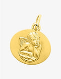 Médaille ange or jaune 9ct 469-327