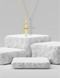 Pendentif croix en or jaune 9ct 469-333