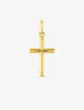 Pendentif croix en or jaune 9ct 469-333