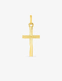 Pendentif croix en or jaune 9ct 469-294