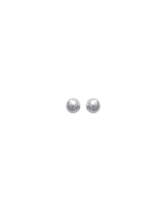Boucles Argent boule 5mm 686-558