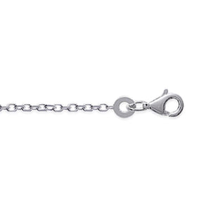 Chaine maille forçat en argent 1.45mm