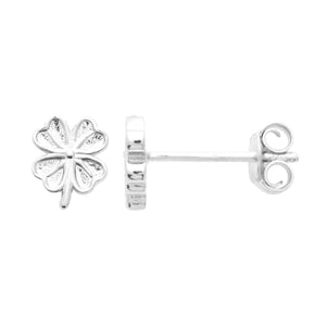 Boucles trèfles en argent 684-1618