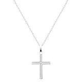 Pendentif croix en argent 662-656