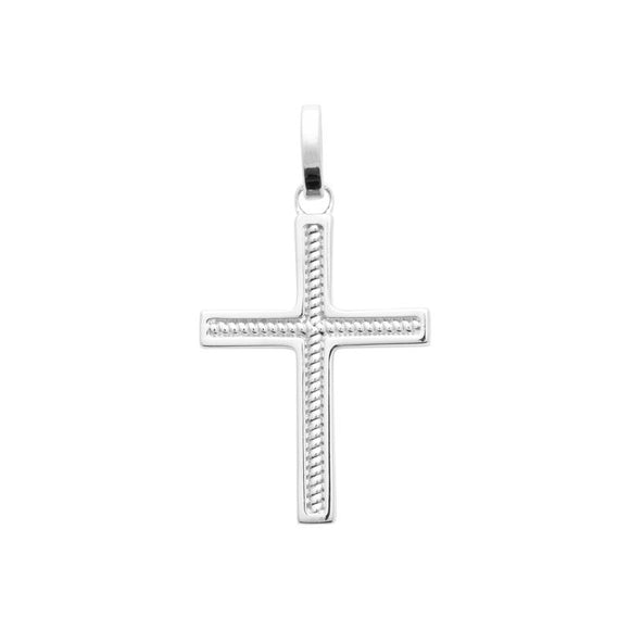 Pendentif croix en argent 662-656