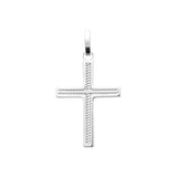 Pendentif croix en argent 662-656