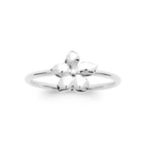 Bague fleur en argent 614-650