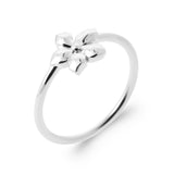 Bague fleur en argent 614-650