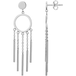 Boucles d'oreilles en acier 880-1506