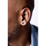 Boucles en acier et carbone noir 880-1641