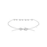 Bracelet en argent et zirconiums 645-2155