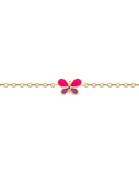Bracelet papillon rose et mauve 740-857