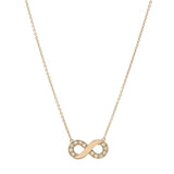 Collier infini en plaqué or à graver 755z377