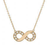 Collier infini en plaqué or à graver 755z377