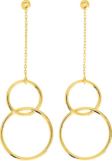 Boucles d'oreilles en or 9ct 482-136