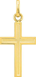 Pendentif croix en or jaune 9ct 460-167