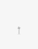 Piercing de nez en or blanc 9ct avec zirconium 492-6