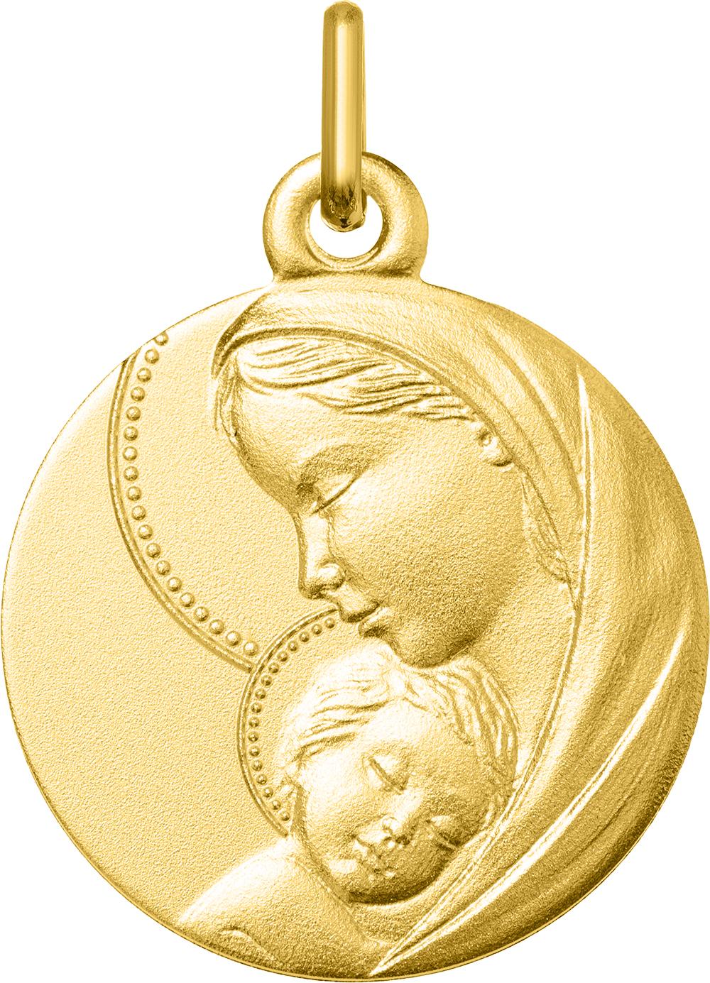Pendentif Or Jaune 18K Médaille Saint Esprit 1,6 G - Dolly-Bijoux, Neuf Avec étiquettes