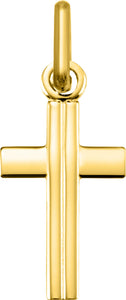 Pendentif croix en or jaune 9ct 460-168