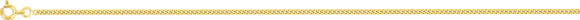 Chaine maille gourmette en or jaune 9ct 1.90 mm