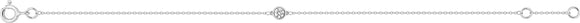 Bracelet en or blanc 9ct et diamants de laboratoire 445L3
