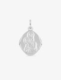 Pendentif Saint-Christophe en or blanc 9ct 461-77