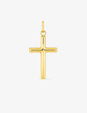 Pendentif croix en or jaune 9ct 460-173