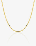 Chaine maille forçat en or jaune 9ct 1.8mm
