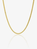 Chaine maille gourmette en or jaune 9ct 1.8mm