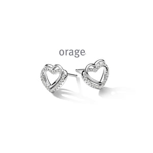 Boucles Coeur et zirconium