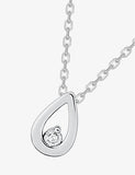 Collier en argent goutte 654z2275
