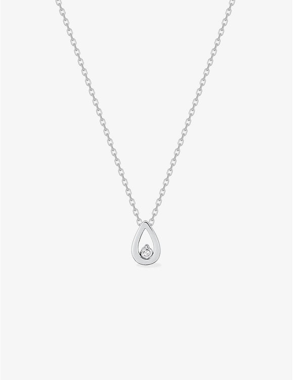 Collier en argent goutte 654z2275