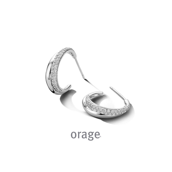 Boucles créoles argent 680-1300