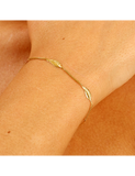 Collier en or 9ct plumes 440-50