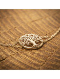 Bracelet en or 9ct arbre de vie 440-55