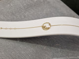 Bracelet Prénom "Louise" avec  Diamant 445-3