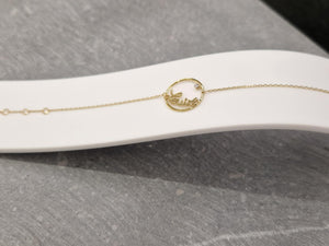 Bracelet Prénom "Louise" avec  Diamant 445-3