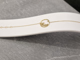 Bracelet Prénom "Louise" avec  Diamant 445-3
