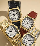 Montre dame Harlow cuir marron
