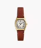 Montre dame Harlow cuir marron