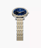 Carlie bicolore bleu