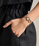 Montre Harlow mini en acier doré