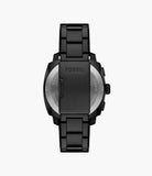 Montre Machine chronographe en acier noir