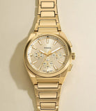 Montre Everett chronographe doré